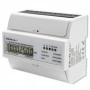 Qoltec Three-phase Bidirectional Electronic Meter | DIN Rail Energy Meter | 400V | 100A | LCD | 4P