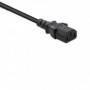 Qoltec Power extension cable for UPS | IEC C13/C14 | 3x1.0mm² | 1.5m