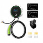 Qoltec EV Charging Station 2-in-1 Type2 | 22kW | Wi-fi| LCD | RFID | 3 phases | Wallbox | 5m