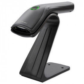 Qoltec Stationary barcode reader code scanner + reader stand | 1D | USB