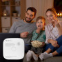 Qoltec Certified wireless smoke detector with battery | Tuya | Wi-fi |  sensor service life 10 years | alarm 85dB | LED