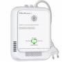 Qoltec Certified wireless Gas Leak (CH4) and Carbon monoxide (CO) detector | sensor service life 5 years | alarm 85dB | LED
