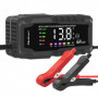 Qoltec Intelligent microprocessor charger 12V 6A | Rectifier with repair function for AGM GEL LiFePO4 battery | LCD