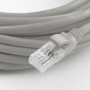 Qoltec  UTP Patchcord Cable | Copper Cu | CAT6 | High speed 1Gb/s | LAN | 50m | Grey