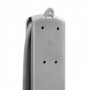 Qoltec Surge protector | 5 sockets | 1.8m | Grey