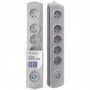 Qoltec Surge protector | 5 sockets | 1.8m | Grey