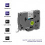 Qoltec Tape for BROTHER TZe-231 | 12mm x 8m | White / Black overprint