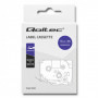 Qoltec Tape for BROTHER TZe-231 | 12mm x 8m | White / Black overprint
