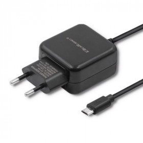 Qoltec Charger  5V | 2.4A | 12W | MicroUSB | Black