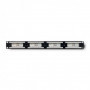Qoltec Patch panel RACK | 24 ports | Cat 6 UTP | Black