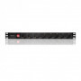 Qoltec Power strip for RACK 1U | 16A | PDU | 8xSCHUKO | 2m