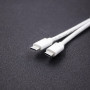 Qoltec USB cable 3.1 type C male | USB 3.1 type C male | 1m | White