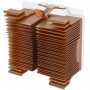 Universal extruded heatsink ribbed | aluminium copper + copper plate