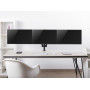 Equip Staffa di montaggio da scrivania per monitor tripli da 17” a 27”