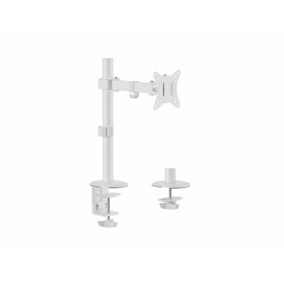 Equip Staffa di montaggio articolata per monitor da tavolo da 17“-32”, bianco