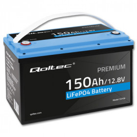 Qoltec LiFePO4 lithium iron phosphate battery | 12.8V | 150Ah | 1920Wh | BMS
