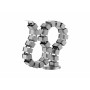 Equip 650860 organizer per cavi Scrivania Guaina intrecciata per cavi Grigio 1 pz