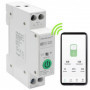 Qoltec Wi-fi DIN rail relay with electricity meter 63A| TUYA | SMART LIFE