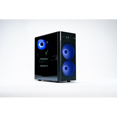 ERAZER Recon E45 AMD Ryzen™ 5 5500 16 GB DDR4-SDRAM 1 TB SSD NVIDIA GeForce RTX 4060 Windows 11 Home Desktop PC Nero