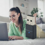 Qoltec Wireless Ultra High Speed Mini Adapter WiFi 6 | Standard AX | Bluetooth 5.4 | USB | 900Mbps