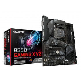 GIGABYTE B550 Gaming X V2 Scheda madre - CPU AMD Ryzen 5000, VRM a 10+3 fasi, fino a 4733 MHz DDR4, 1xPCIe 4.0 + 1xPCIe 3.0