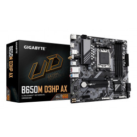 GIGABYTE B650M D3HP AX Scheda madre - AMD Ryzen serie 9000, VRM a 5+2+2 fasi, fino a 8000 MHz DDR5 (OC), 2xPCIe 4.0 M.2, WIFI