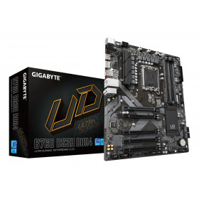 GIGABYTE B760 DS3H DDR4 Scheda Madre - Supporta CPU Intel Core di 14a generazione, VRM digitale a 18+2+1 fasi, fino a 5333MHz