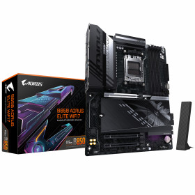 GIGABYTE B850 AORUS ELITE WIFI7 Scheda Madre - CPU AMD Ryzen Serie 9000, VRM digitale 14+2+2 fasi, fino a 8200MHz DDR5 (OC),