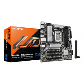 GIGABYTE B860M DS3H WIFI6E Scheda madre - CPU Intel Core Ultra, VRM a 5+1+2+1 fasi, fino a 9066MHz DDR5, 1xPCIe 5.0 + 1xPCIe