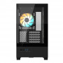 GIGABYTE C201 PANORAMIC Case per PC – Mid Tower, m-ATX, supporto per radiatore da 360 mm, 3 ventole preinstallate, USB 3.0,