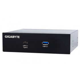 GIGABYTE GC-USB 3.1 BAY 13,3 cm (5.25") condotto I O Nero