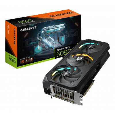 GIGABYTE GeForce RTX 5090 GAMING OC 32G Scheda Grafica - 32GB GDDR7, 512 bit, PCI-E 5.0, 2550MHz Core Clock, 3 x DP 2.1a, 1 x