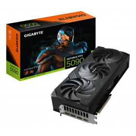 GIGABYTE GeForce RTX 5090 WINDFORCE OC 32G Scheda Grafica - 32 GB GDDR7, 512 bit, PCI-E 5.0, 2467MHz Frequenza Base, 3 x DP