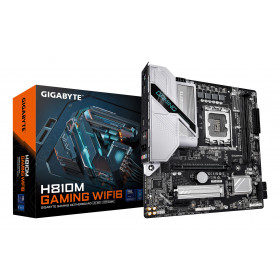 GIGABYTE H810M GAMING WIFI6 Scheda madre - CPU Intel Core Ultra (Serie 2), VRM a 4+1+2 fasi, fino a 6400 MHz DDR5, 1xPCIe 4.0