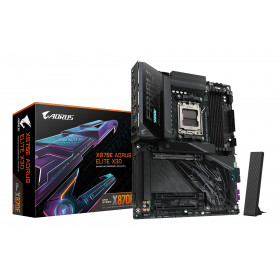 GIGABYTE X870E AORUS ELITE X3D Scheda Madre – Supporta CPU AMD Ryzen 9000, VRM Digitale a 16+2+2 fasi, fino a 9000 Hz DDR5