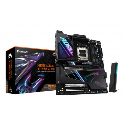 GIGABYTE X870E AORUS XTREME AI TOP Scheda madre - Supporta CPU AMD Ryzen serie 9000, VRM a 18+2+2 fasi, fino a 8800 MHz DDR5