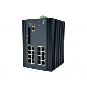 LevelOne IGU-2071 switch di rete Gestito L2+ Gigabit Ethernet (10 100 1000) Nero