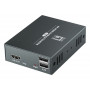 LevelOne HVE-8111 moltiplicatore AV Trasmettitore e ricevitore AV Nero