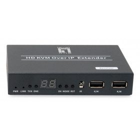 LevelOne HVE-6701R moltiplicatore AV Ricevitore AV Nero