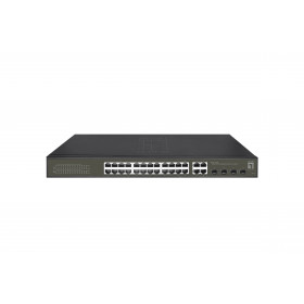 LevelOne GES-2128P switch di rete Gestito L2 Gigabit Ethernet (10 100 1000) Supporto Power over Ethernet (PoE) Nero