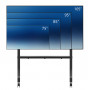 Neomounts FL50-575BL1 Carrello TV 65-110" - installazione rapida - TÜV