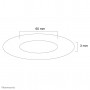 Neomounts FPMA-CRW6 Rosone di copertura - diam. 60 mm