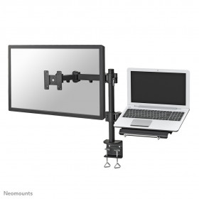 Neomounts FPMA-D960NOTEBOOK Braccio per monitor con supporto per laptop 10-27"