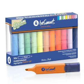 Blister 10 Evidenziatori Pastel+Fluo Point Up Colori Assortiti (01020027) Blister 10 Evidenziatori Pastel+Fluo Point Up Colori Assortiti (01020027)