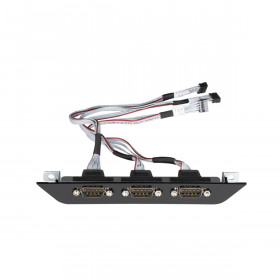 Shuttle PCM31, Triple COM port (RS232) expansion module for XH Slim-PC series cavo seriale Nero, Argento 3 x COM