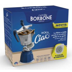 Caffè Borbone MokaCiao Moka Blu, Grigio
