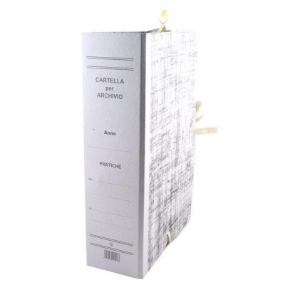 Cartella Faldone Archivio Con Legacci - Dorso 8 25X35Cm - 1 Pezzo