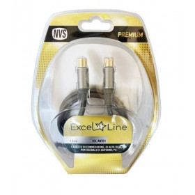 Cavo Di Antenna Spina/Spina Gold Iec 9,5 Mm - 1.5Mt (Xclant01) Cavo Di Antenna Spina/Spina Gold Iec 9,5 Mm - 1.5Mt (Xclant01)