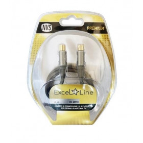 Cavo Di Antenna Spina/Spina Gold Iec 9,5 Mm - 3Mt (Xclant03) Cavo Di Antenna Spina/Spina Gold Iec 9,5 Mm - 3Mt (Xclant03)