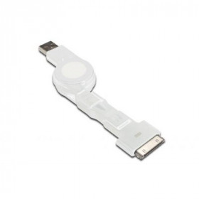 Cavo Dock 3 In 1 Retraibile Usb 2.0 + Connettori 30Pin Micro Usb E Mini Usb Cavo Dock 3 In 1 Retraibile Usb 2.0 + Connettori 30Pin Micro Usb E Mini Usb